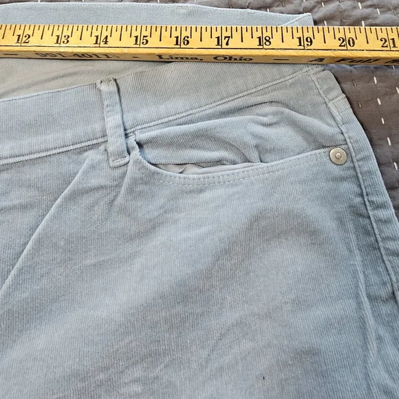 Corduroy Light Blue Pants - Picture 3 of 6